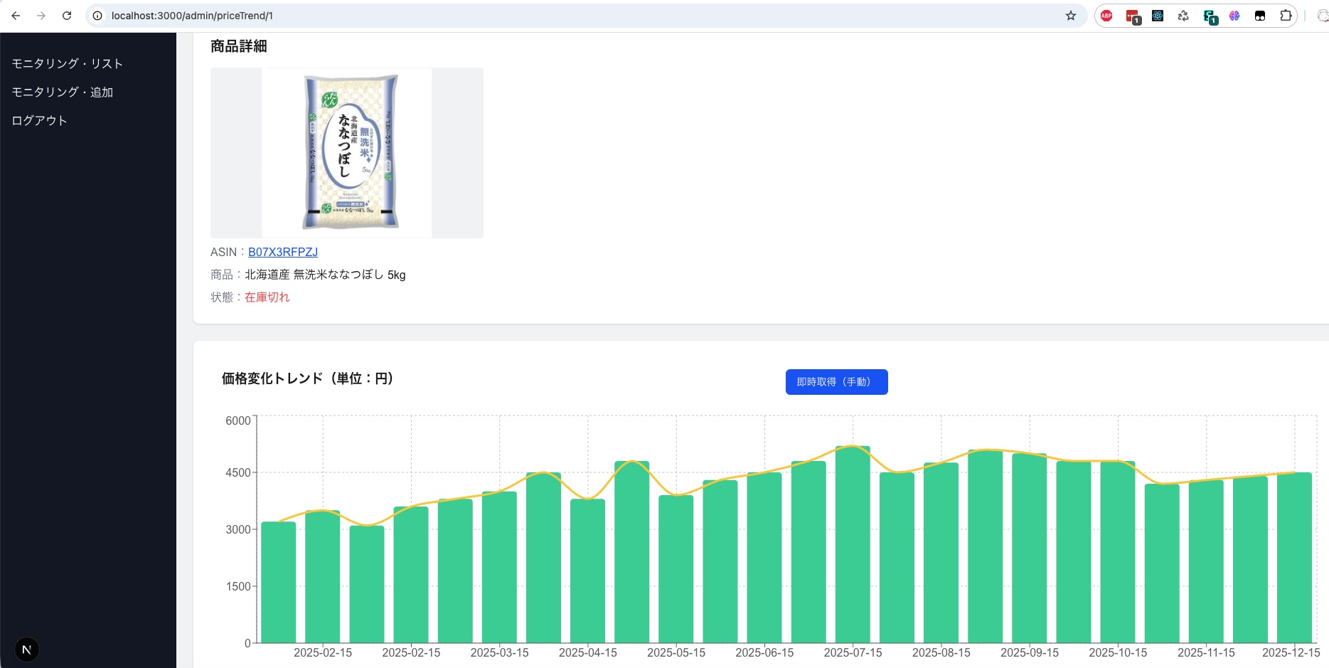 Price Watcher プロジェクト